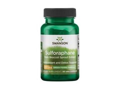 Swanson Sulforaphane din Broccoli Sprout Extract, 400mcg - 60 Capsule